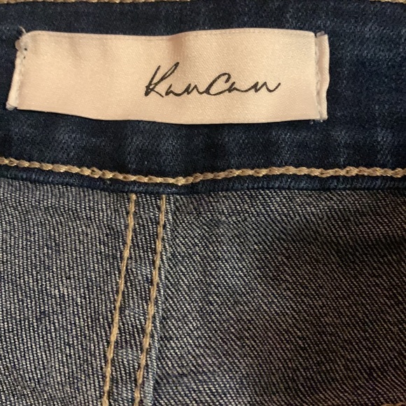 Kancan Side zip Dark Wash Flare Jeans, 9/28 - Picture 2 of 8